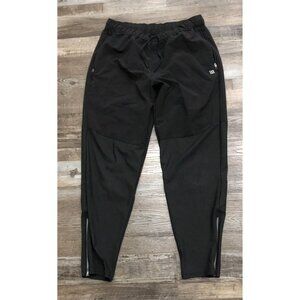 VRST Mens Medium Black Athletic Track Pants Jogger Joggers